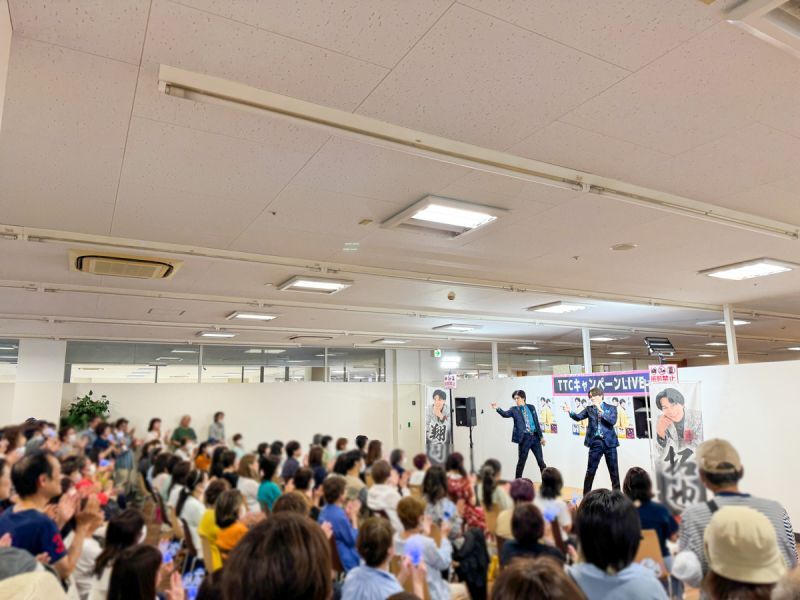風輪さん 知里さん スーパーバリュー上尾愛宕店で新曲キャンペーンを開催！2024年6月8日