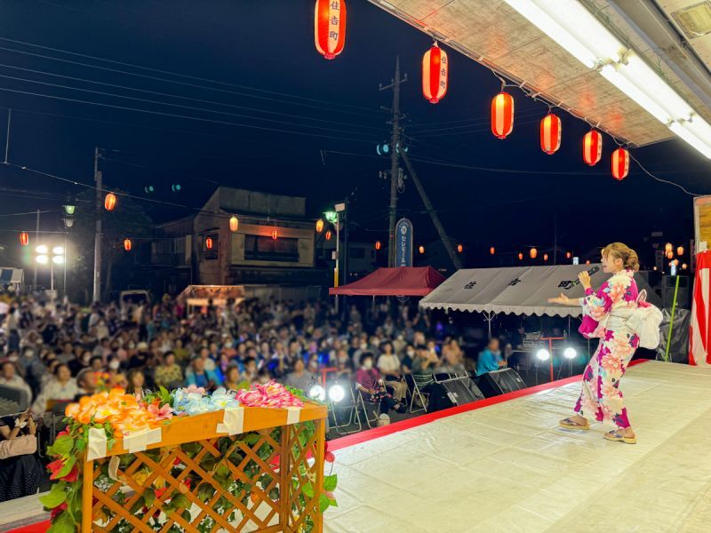 美月優 さかいふるさと祭り 住吉町イベントステージで歌謡ショー！2024年7月20日