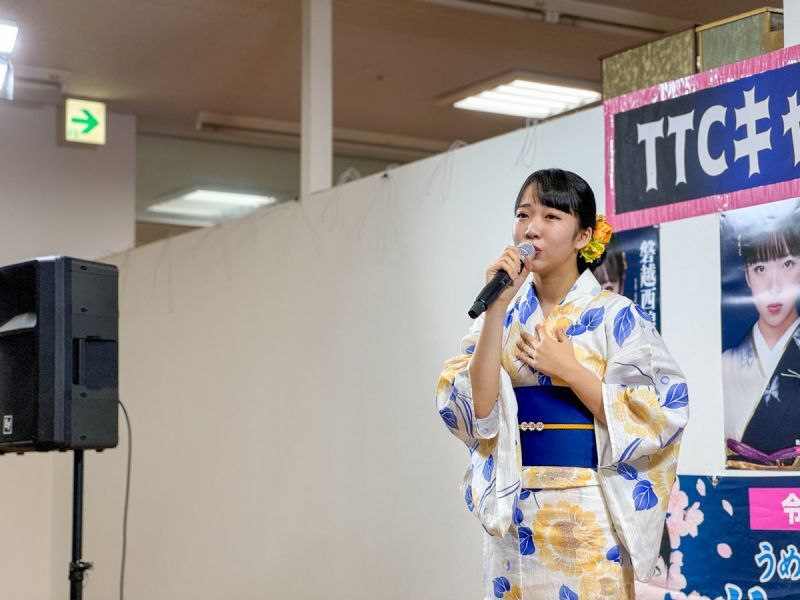 梅谷心愛さん 中山琉美さん 山西アカリさん スーパーバリュー上尾愛宕店で新曲キャンペーンを開催！2024年8月2日