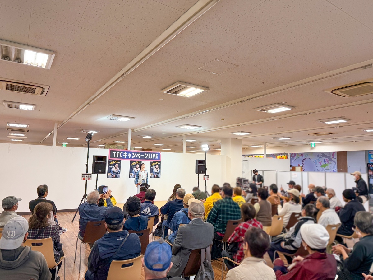 田中あいみさん 舞乃空さん 大沢桃子さん 石原まさしさん スーパーバリュー上尾愛宕店で新曲キャンペーンを開催！2024年11月3日